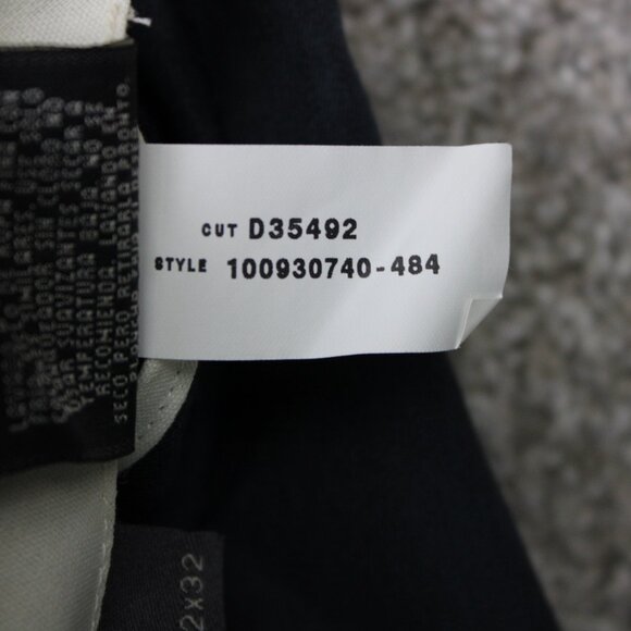 Savane Pants NWT Men 42x30 Blue Silkworks Traditions Micro Fiber Pleated Cuffed - Picture 14 of 15